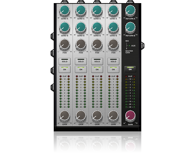 Goblin MX4-FX Four Channel Mixer with Sends